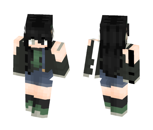 ❤Ellie❤ w/ Alian Overalls!! - Female Minecraft Skins - image 1