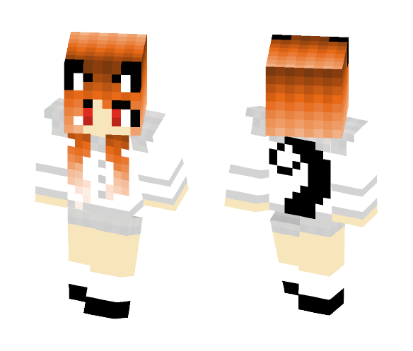 Neko School Girl - Girl Minecraft Skins - image 1