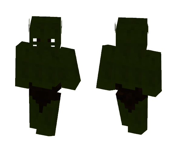Green Orc Small Tusks 4 - Male Minecraft Skins - image 1