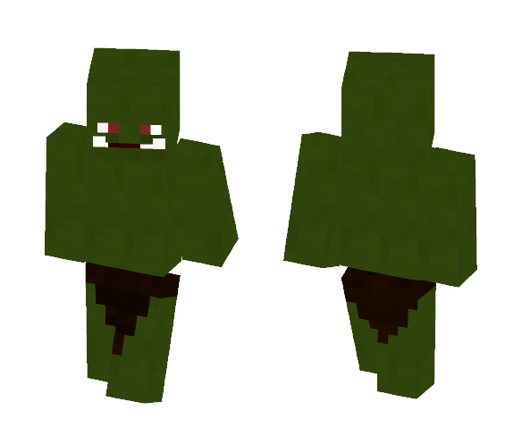 Green Orc 1 - Male Minecraft Skins - image 1