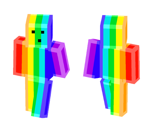 Rainbow The Slime - Interchangeable Minecraft Skins - image 1