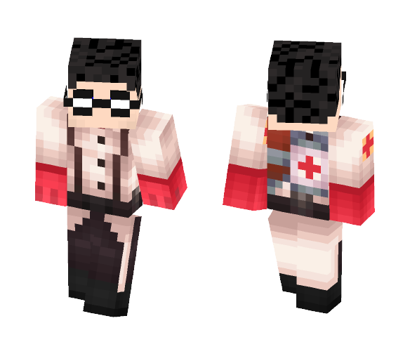 Team Fortress 2 RED Medic - Male Minecraft Skins - image 1
