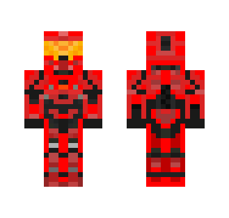 Halo Red Spartan - Interchangeable Minecraft Skins - image 2