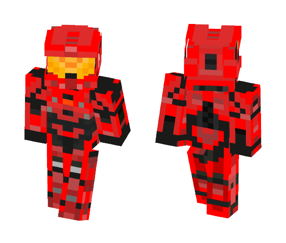 Halo Red Spartan - Interchangeable Minecraft Skins - image 1