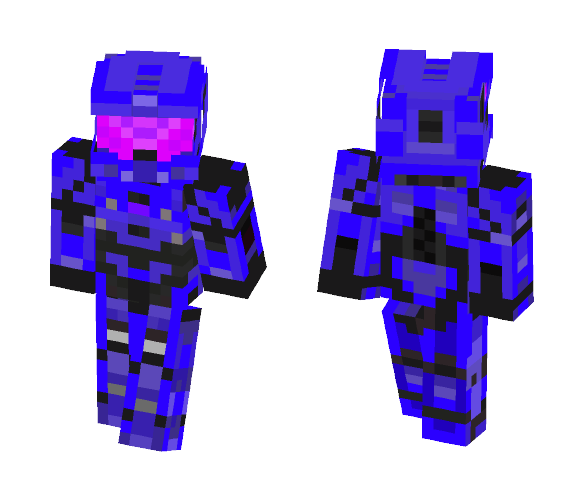 Halo Blue Spartan - Interchangeable Minecraft Skins - image 1