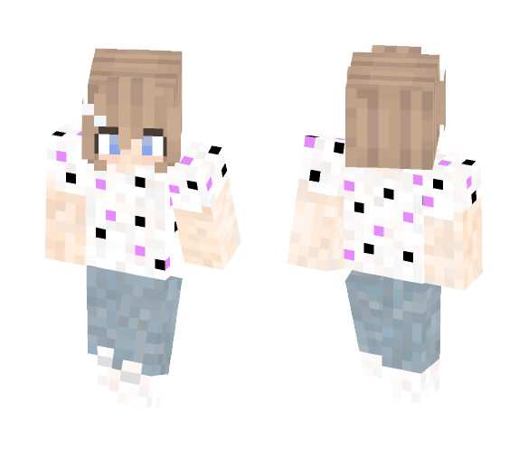 Human with short blonde hair - Female Minecraft Skins - image 1