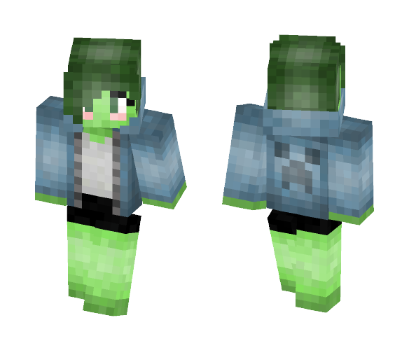 Syrena ~ Sassy Slime [Request] - Male Minecraft Skins - image 1