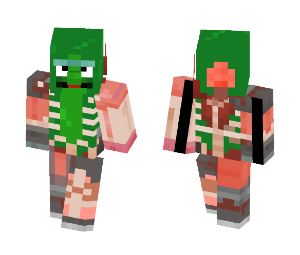 Pickle Rick - Male Minecraft Skins - image 1