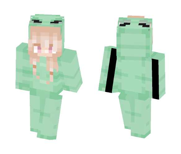 Alien costume //green - Female Minecraft Skins - image 1