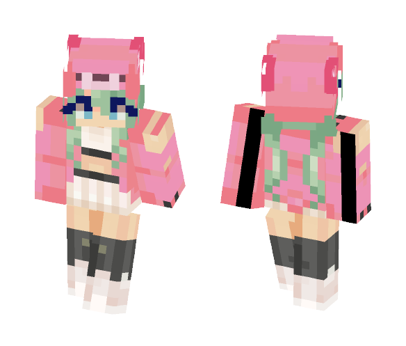 Minty Bear - Female Minecraft Skins - image 1