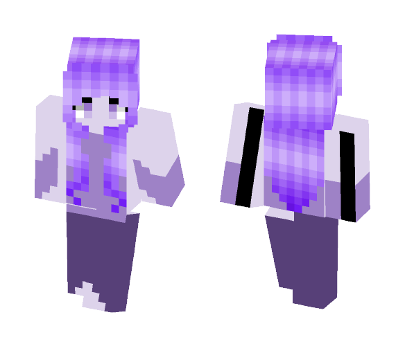 Purple Diamond - Female Minecraft Skins - image 1