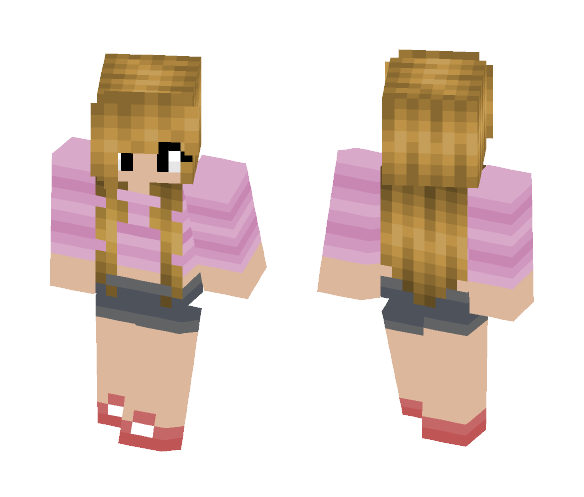Summer Pink - Female Minecraft Skins - image 1