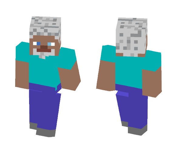 Very Old Man Steve - Male Minecraft Skins - image 1