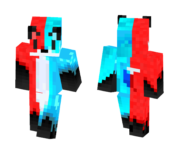 Red and Blue Fox - Male Minecraft Skins - image 1