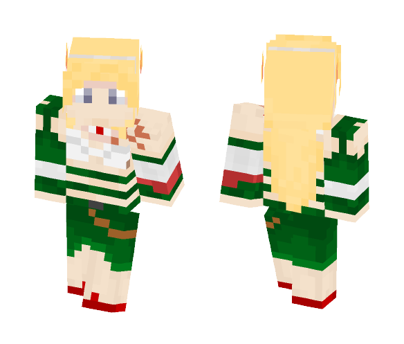 Neko Warrior (Request) - Female Minecraft Skins - image 1