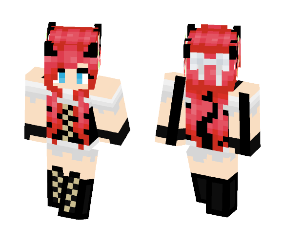Pirate Demon - Female Minecraft Skins - image 1