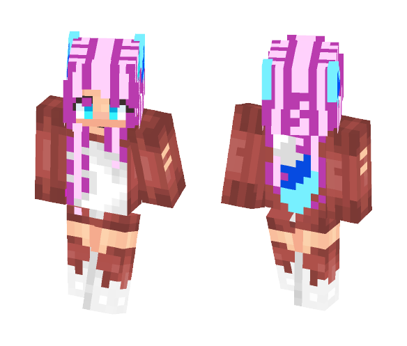 CutePinkCandy - Female Minecraft Skins - image 1