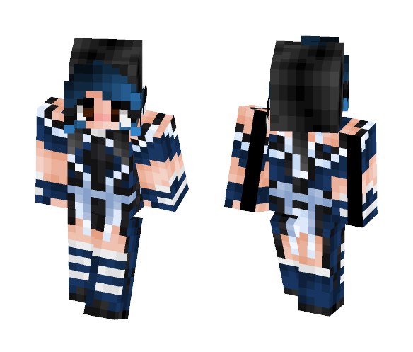 Blue Raven - Female Minecraft Skins - image 1