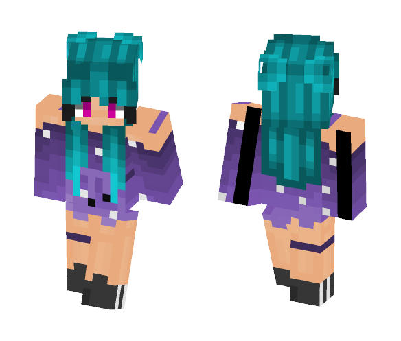 Galaxy girl! - Female Minecraft Skins - image 1