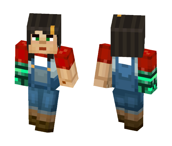 Jesse with Gauntlet (4) - Female Minecraft Skins - image 1