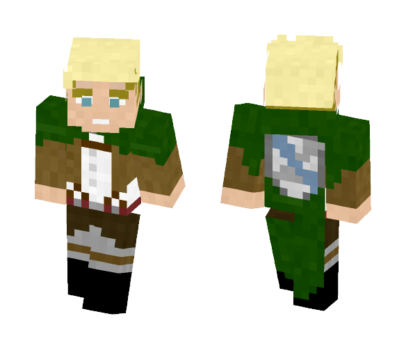 Commander Erwin Smith | AOT - Male Minecraft Skins - image 1