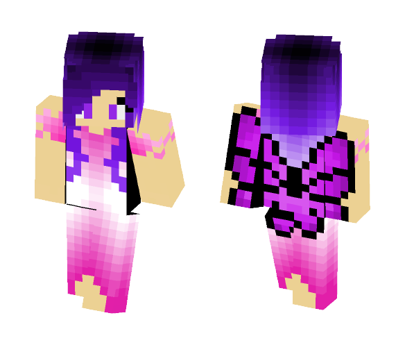 Butterfly girl - Girl Minecraft Skins - image 1