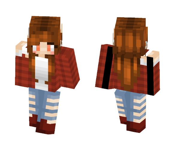♦Plaid ¤ Girl ♦ - Girl Minecraft Skins - image 1