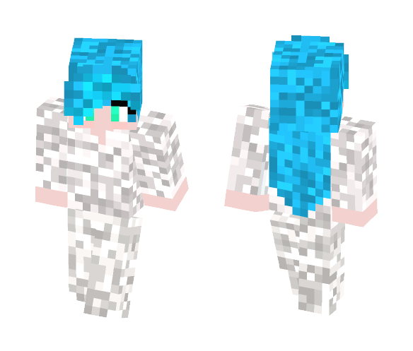 Blue & White - Female Minecraft Skins - image 1