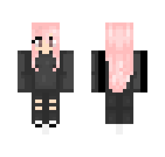 Female version of Rapmon [Pinkmon] - Female Minecraft Skins - image 2