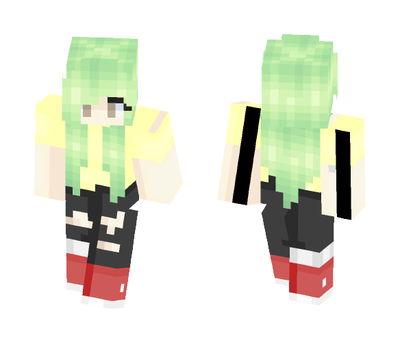 Female version of Suga - Female Minecraft Skins - image 1