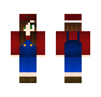Mario girl - Girl Minecraft Skins - image 2
