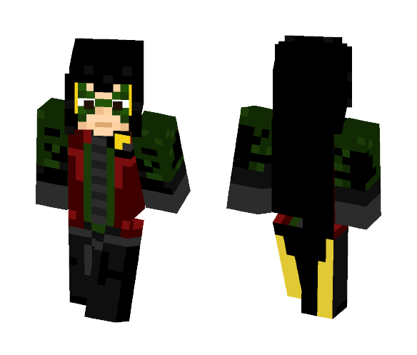 Robin (Damian Wayne; Injustice 2) - Male Minecraft Skins - image 1