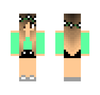 Mint Spring Girl - Girl Minecraft Skins - image 2