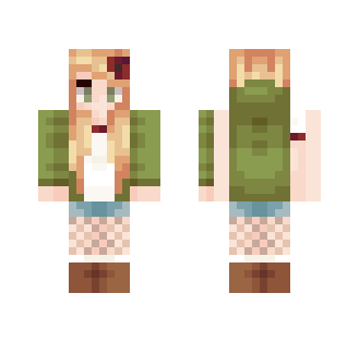 green hoodie - Female Minecraft Skins - image 2