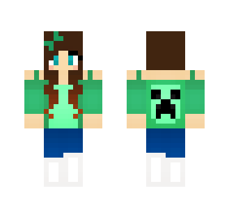 Green girl - Girl Minecraft Skins - image 2
