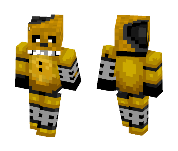 Ignited Golden Freddy - Interchangeable Minecraft Skins - image 1