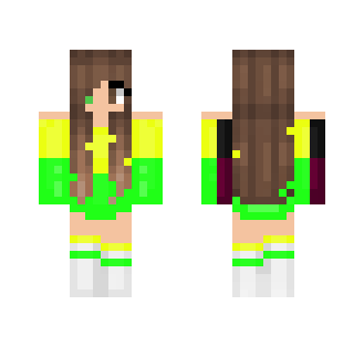 Lemon/Lime Electric Shock OwO - Female Minecraft Skins - image 2