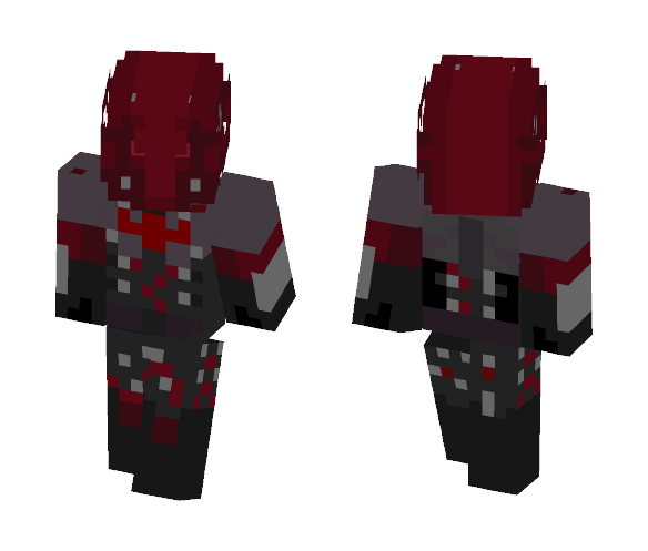 Red Hood Arkham Knight - Male Minecraft Skins - image 1