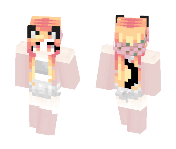 sunset neko/meifwa (WILDFIRE!!! ) - Female Minecraft Skins - image 1