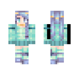Water Colors - Female Minecraft Skins - image 2