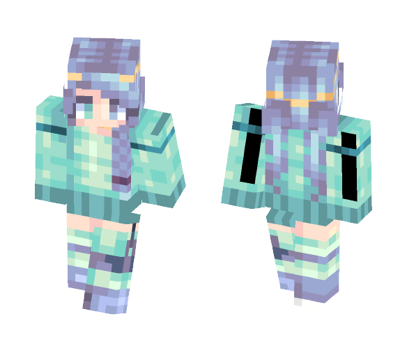Water Colors - Female Minecraft Skins - image 1