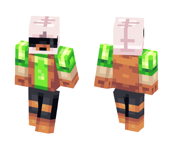 Ash - Hotline Miami 2: Wrong Number - Male Minecraft Skins - image 1