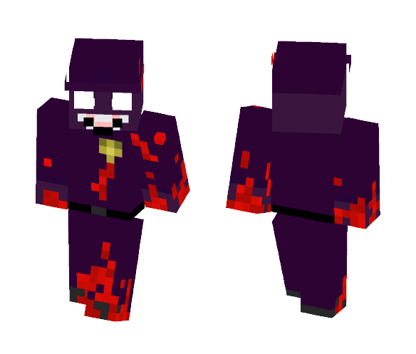 Bloody Purple Guy >:) - Male Minecraft Skins - image 1