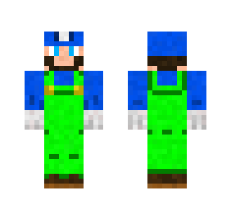 Super Mario Bros.: Ice Luigi - Male Minecraft Skins - image 2