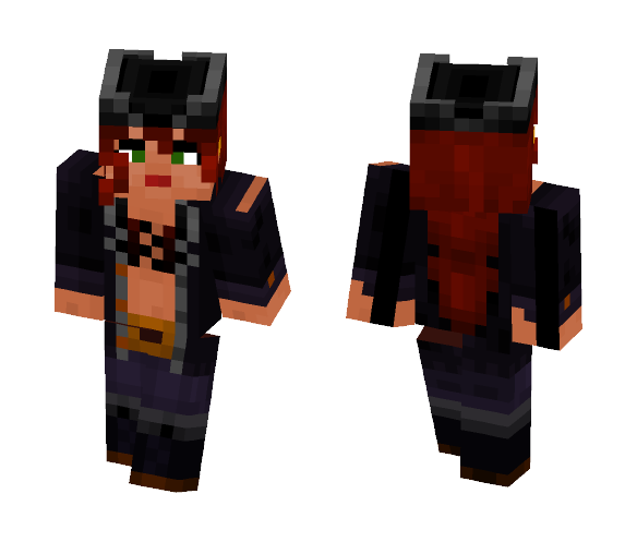 Janet the Pirate - Female Minecraft Skins - image 1