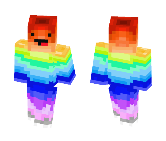 rainbow derpy - Male Minecraft Skins - image 1