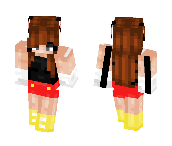 Pixel || Milly mouse - Female Minecraft Skins - image 1