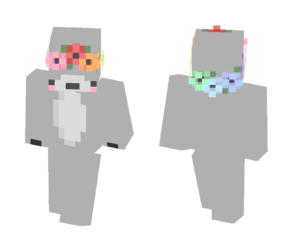 Flower Sloth Fluff - Interchangeable Minecraft Skins - image 1