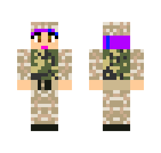 Soldier Nelly - Female Minecraft Skins - image 2