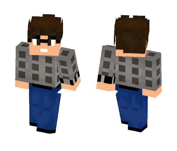 Nerdy Teen Boy - Boy Minecraft Skins - image 1